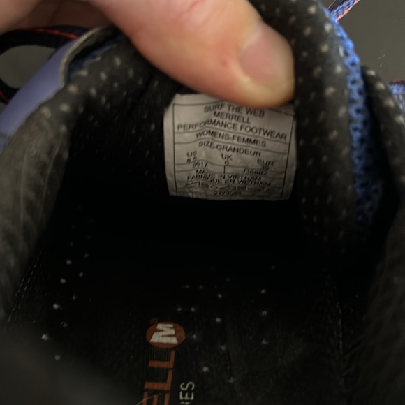 Merrell All Out Charge Surf the Web Trail Shoes Women’s Size 8.5 - Picture 6 of 6